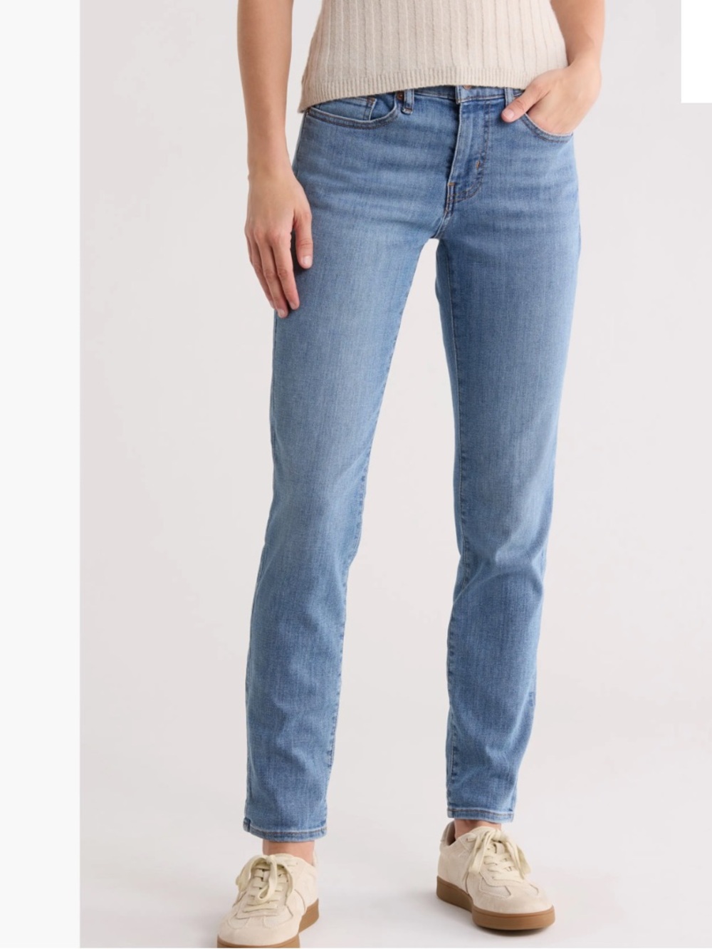 FRAME DENIM Light Blue Quirky Stretch Skinny Jeans Size 31